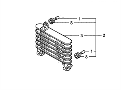 15605-ZN1-000 РАДИАТОР МАСЛЯНЫЙ