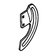 72405-743-000 ПЛАСТИНА ШНЕКА, ПРАВАЯ