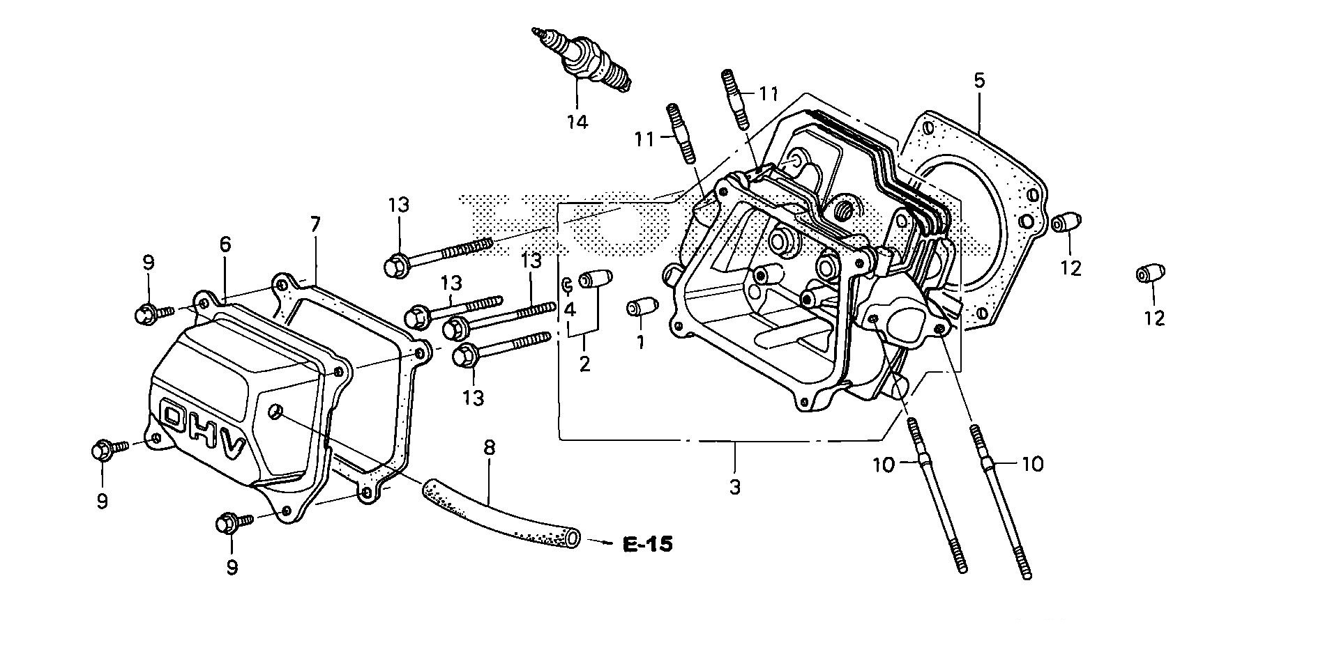 Где находится сапун на двигателе лифан Региональный склад Honda Engines - E-2 Головка цилиндра